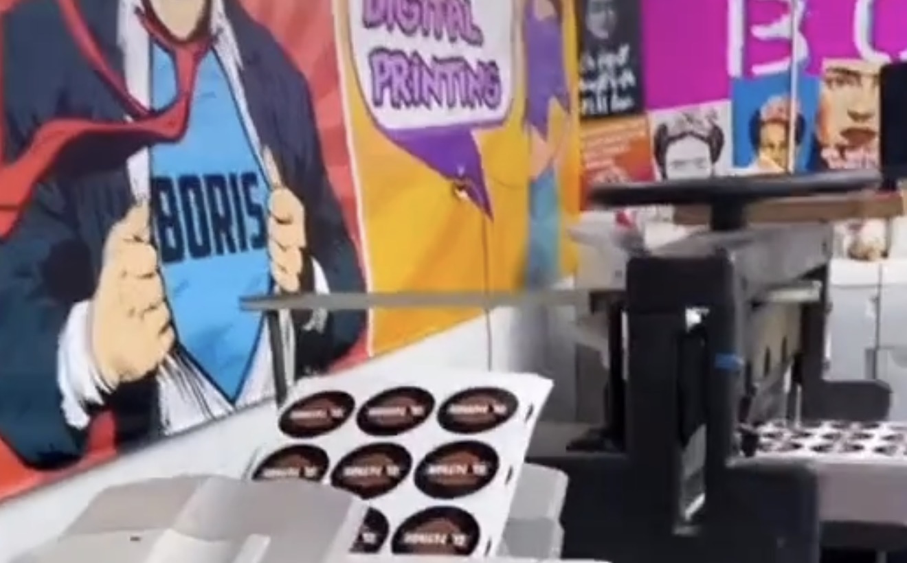 Boris Printing workshop with heat press and stickers